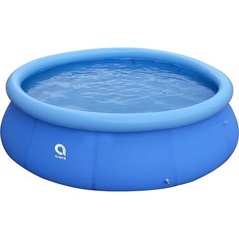 Piscine Gonflable extérieure Hors Sol Ronde avec Dessus d'air pour Enfants ou Adultes 168 cm x 51 cm (1/5)