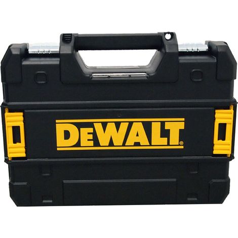 Dewalt – Coffret TSTAK II DCS369 – Boîte de rangement pour outils – Résistance aux chocs et éclaboussures – Compartiments modulables