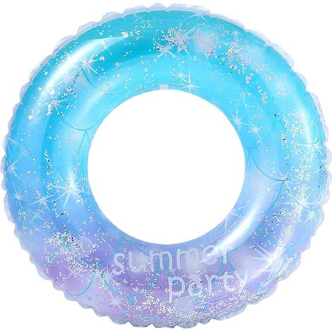 Bouées gonflables colorées pour adultes, grandes et rondes, parfaites pour les piscines et les fêtes. (1/5)