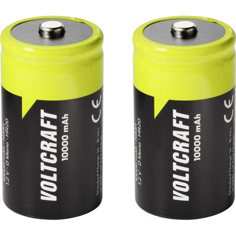 VOLTCRAFT Pile rechargeable LR20 (D) NiMH 10000 mAh 1.2 V 2 pc(s) (1/4)