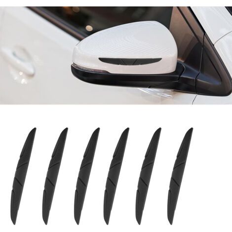 (6 pieces, black) Door anti-collision strips, seamless edge anti-collision stickers to prevent scratches and impacts (1/5)