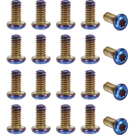 20 Pièces Vis De Poche Clip T6 Longueur De Filetage 4.5mm (1/5)