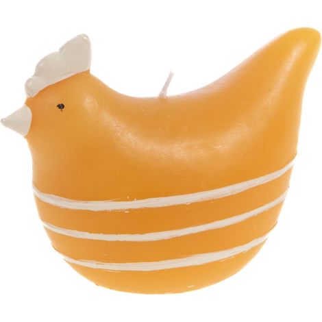 Amadeus - Bougie Poule moutarde 10,5 cm (lot de 4) (1/2)