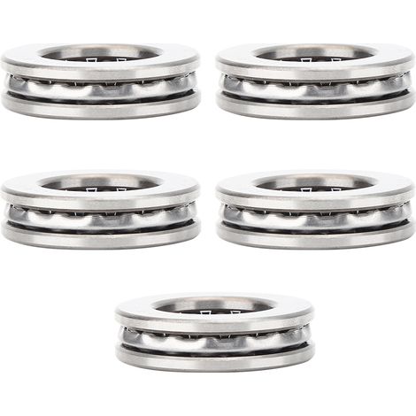 Roulement à Billes de Poussée Axial 51105, 5 Pièces, Haute Précision, Faible Bruit, pour Applications Industrielles de Pression (1/5)