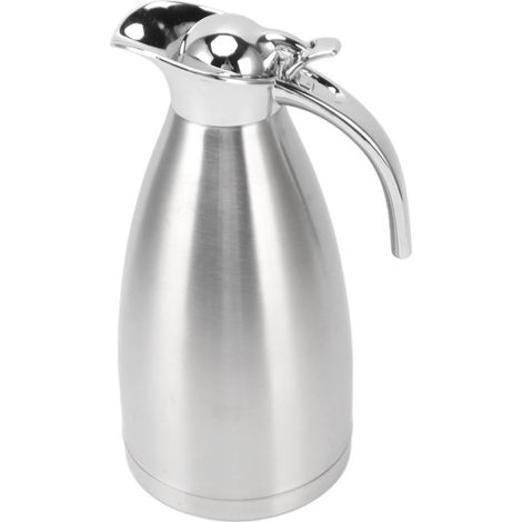 Bouilloire isotherme 2,1L en acier inoxydable pour thé et boissons, distributeur à vide isolé (1/5)