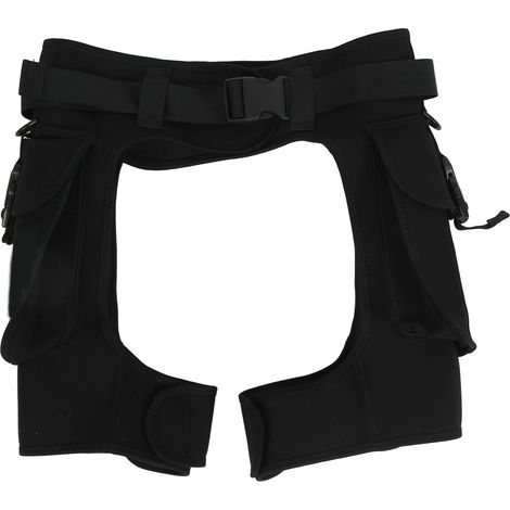 Shorty de plongée 2.5mm avec entrejambe ouvert, pantalon aquatique pour snorkeling et natation, longueur L (49-51cm), tour de taille (91-100cm) (1/5)