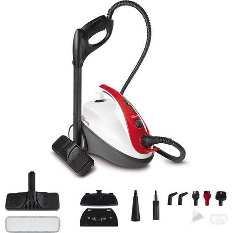 Polti Smart 30R Nettoyeur vapeur traineau 1.6L 1800W Noir, Rouge, Blanc (1/2)