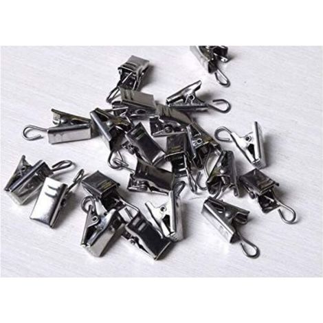 Anneaux De Rideau - Diamètre Intérieur 55 Mm - Pour Tringles De 50 Mm - Clips Amovibles - Charge Max 2 7 Kg - Lot De 30 (1/5)