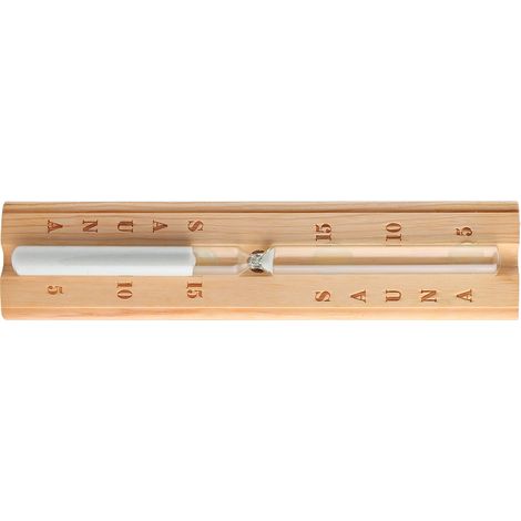 Sablier de Sauna en Bois - Minuteur 15 Minutes pour Spa et Hammam - Accessoire Décoratif (1/5)