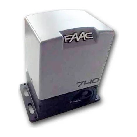 Faac – Moteur électromécanique pour portail coulissant jusqu'à 500 kg – Tension 230V AC – Encodeur anti-écrasement – 1097805FR