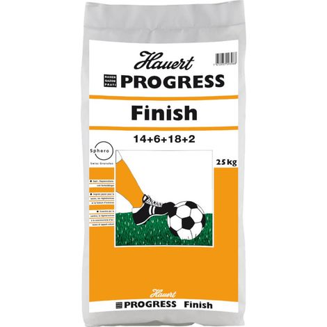 Engrais pour gazon d'automne Hauert Progress Finish 25 kg – Engrais professionnel pour gazon de sport
