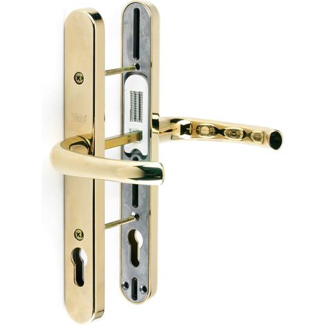 Poignée de Porte Rétro en PVC-U Poli Finition PVD Doré (1/3)