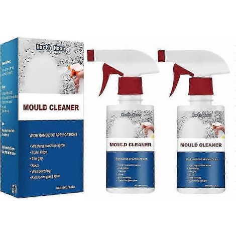AURA Lot de 2 nettoyants multifonctionnels pour meubles, sols et murs, 60 ml, nettoyant anti-moisissures pour la maison, la salle de bain et la cuisine, spray nettoyant pour carrelage (1/5)