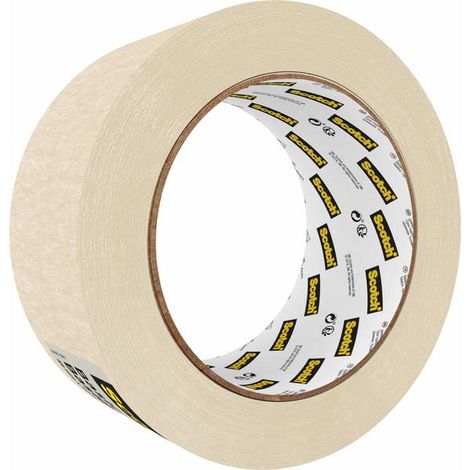 3M 7100210914 50 m Cinta de pintor multiusos Apto para uso en interior Beige