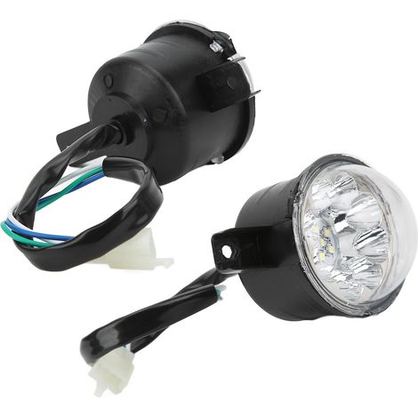 Phare avant 12 V à 14 LED avec boucle à 3 fils pour quad 50 cc, 70 cc, 90 cc, 110 cc et 125 cc