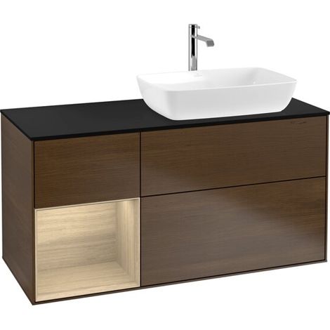 Villeroy & Boch F802PCGN Meuble sous-lavabo Finion F80 (1/2)