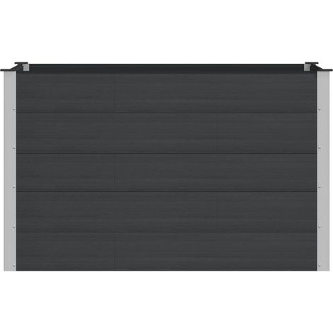 Maison Exclusive - Hochbeet Schwarz 150 x 100 x 91 cm