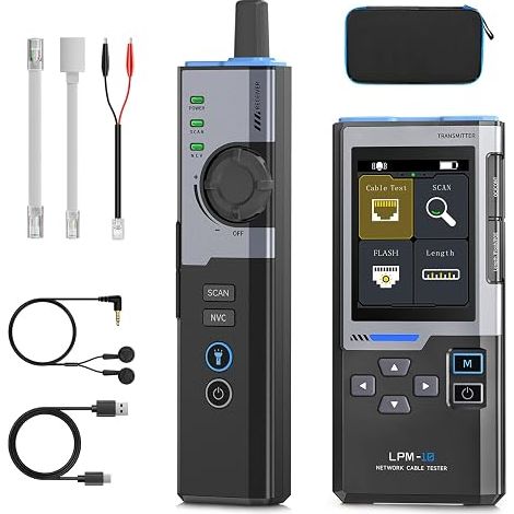 Testeur de câble LAN multifonction avec test POE (1/5)