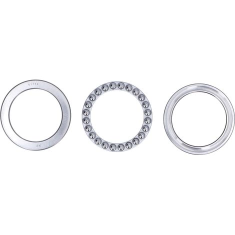 Butée à billes 51114 75 mm x 95 mm x 18 mm, butée à billes en acier au carbone, pour machines de forgeage, roulements pour rouleaux compresseurs routiers (1/5)