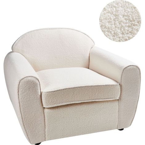 Armchair ELLEDE Boucle Light Beige (1/5)