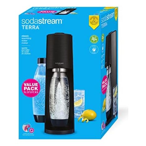 máquina de refrescos de agua + 2 botellas + 1 cilindro - TERRANLV - Sodastream -