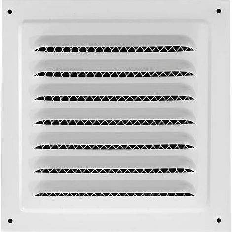 20 x 20 cm, Grille de Ventilation, Fentes d'Aération Carrées, pour Salle de Bain, Bureau à Domicile, Cuisine, avec Moustiquaire (1/5)