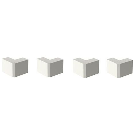 GGK ANGLES EXTÉRIEURS POUR MOULURE ÉLECTRIQUE 22X12MM BLANC - LOT DE 4 214557