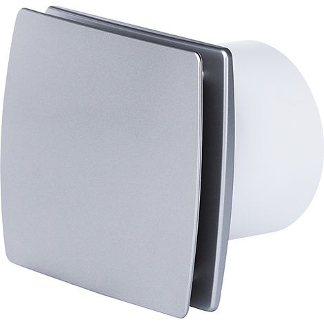 ASPIRATORE ELICOIDALE ELETTRICO 'DECOR' d.mm 100 - 100 m3/h - 19W silver