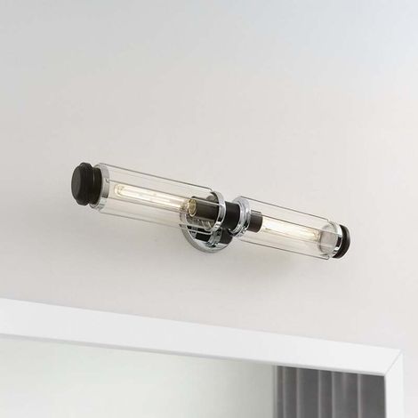 [GEBRAUCHT] B-Ware HINKLEY Wandleuchte Wandlampe Masthead LED 2-flammig dimmbar chrom 61cm IP44 (1/2)