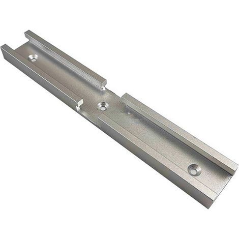 Outil de travail du bois sur rail en T de 200MM, échelle précise, facile à installer, alliage d'aluminium blanc (1/5)