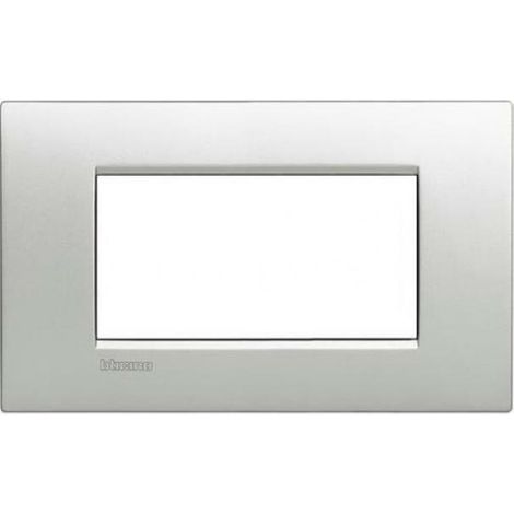 Bticino livinglight air placca 4 moduli colore tech lnc4804te