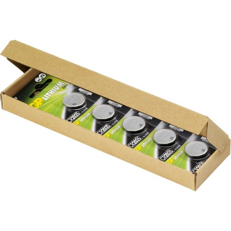 GP - Lithium Cell Battery CR2025, E-BOX, 10-pack
