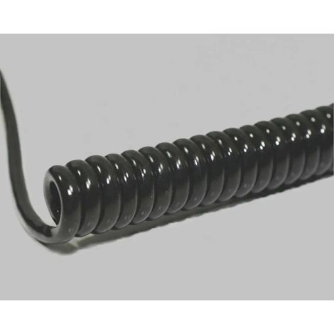 [NEUWERTIG] B-Ware Pur Spiralkabel Leitung Kabel 6x0,25mm² 400   1600 Flexibel