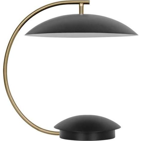 Sobremesa modelo Nanda acabado negro/cuero, 30cm(ancho) 36cm(alto) 30cm(fondo). (1/2)