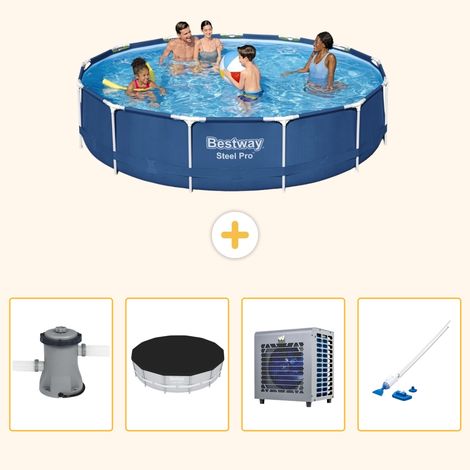 Bestway Bestway Steel Pro Ronde - 396x84 cm - 5-pièces S199 (1/5)