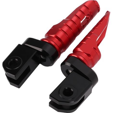 CNC-gefräste Motorrad-Fußrasten aus Aluminiumlegierung, 2 Stück, Ersatz für Aprilia RS660 RSV4 Tuono 660 V4 1100 rot (1/5)
