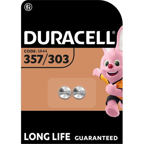 DURACELL 357 303 Lot de 2