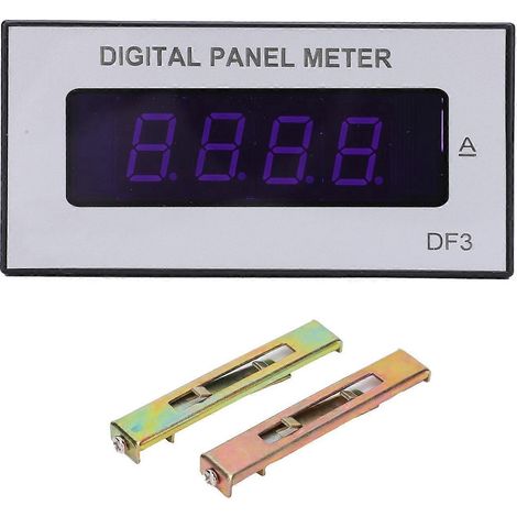 BERM Digital-Einbaumessgerät mit digitaler Anzeige, Strommessgerät DF3 DC10A 220V (1/4)