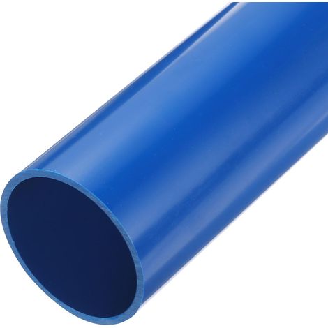 3 Pouce Tube Rigide PVC Tube Rond Tuyau Tuyauterie Matériel Tuyauterie 67.8mm ID 75mm OD 9 Pouce Longueur Bleu Haute Résistance pour Tuyau D'Eau, Bricolage, Gaine Câble (1/5)