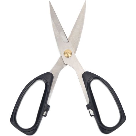 Ciseaux en acier inoxydable, sûrs, faciles à utiliser, outil multifonction pour le bricolage, pour adultes, étudiants et enseignants (3003/2) (1/5)