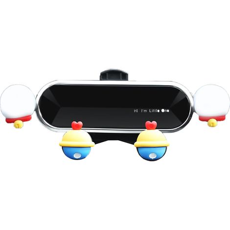 (Exklusiv in Südostasien) Niedliche Auto-Handyhalterung im Göttinnen-Stil, Lüftungsschlitzbefestigung, feste Montage, kompatibel mit Navigationsgeräten, Doraemon-Motiv (1/5)