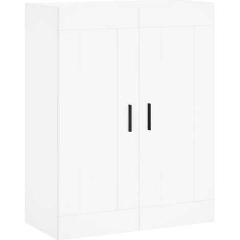 Buffet,Bahut,Armoire murale blanc 69,5x34x90 cm bois d'ingénierie CFW20565 (1/5)