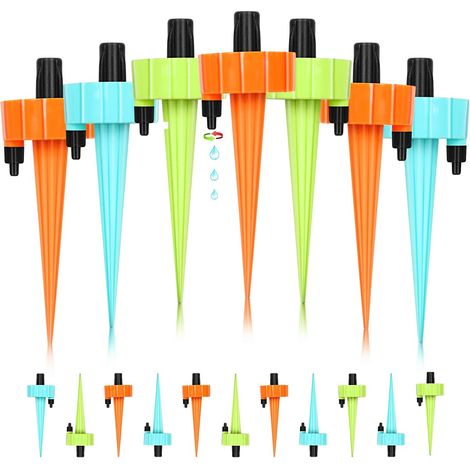 18pcs Irrigation Goutte à Goutte Kit, Arroseurs automatiques Plantes Irrigation Système, dispositif d'arrosage à vitesse réglable pour Plantes en pot dans le Jardin, Intérieur, Extérieur (1/5)