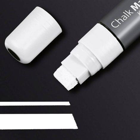Sigel GL171 Marqueur craie blanc 5 mm, 15 mm W82287 (1/4)