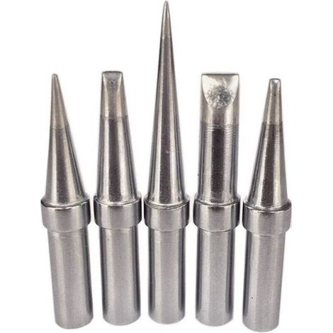 Lot de 5 pointes de fer à souder de rechange pratiques sans plomb ETA ETB ETD ETS ETT pour Weller WESD51 WESD50 WCC100 (1/5)