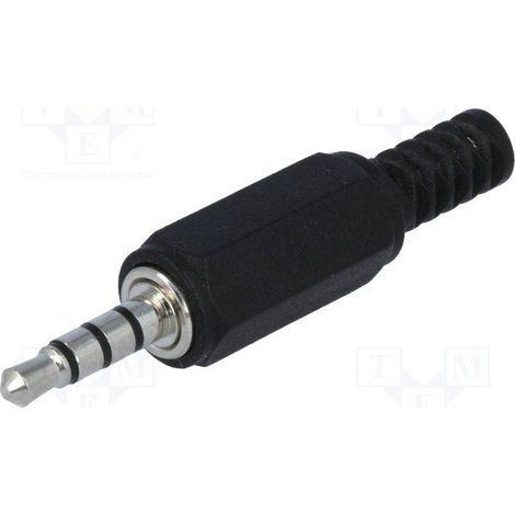 Conector JACK 2,5mm Macho Digital 4 Contactos