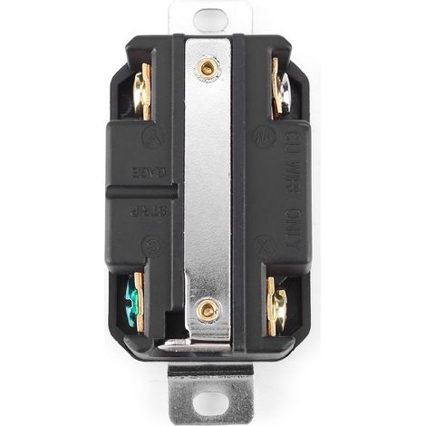 Prise anti-desserrage américaine à quatre trous pour générateur 20 A 125-250 V L14-20R (1/5)