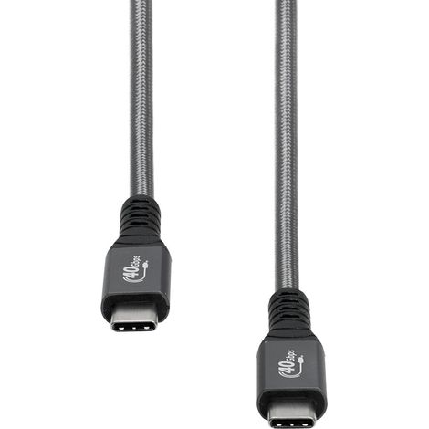 Cable USB4 Gen. 3x2 ProXtend de 40 Gbps y 100 W, 0,5 m, 40X8823, USB4-40G100W-0005