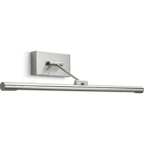 Ilumina cuadros tilt TABEL Large LED SMD 12W 1000lm CRI80 3000K Niquel satinado (1/3)