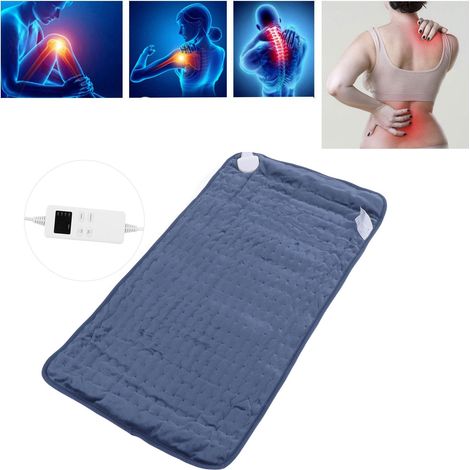 Multifunktionale Heizdecke für die Physiotherapie zu Hause, elektrische Heizdecke zum Wärmen der Beine im Winter, individuelle Heizdecke, europäischer Standard 220 V, blau (1/5)